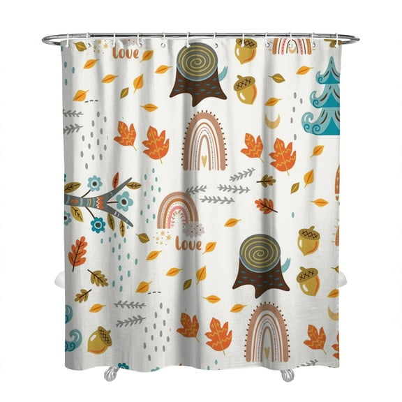 Abstract Artistic 72x84 Shower Curtain Waterproof Fade-Resistant Machine Washable Drape