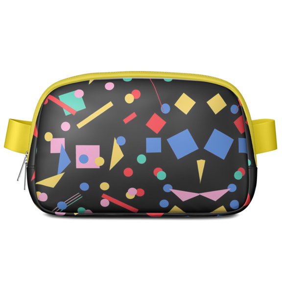 Abstract Artistic Belt Bag – Colorful Graffiti-Inspired Fanny Pack with Classic Pop Art Flair