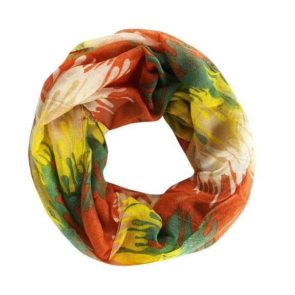 Abstract Artsy Multicolor Paint Splatter Infinity Loop/Scarf/Wrap
