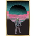 thumbnail image 1 of Abstract Astronaut Wall Poster, 22.375" x 34" Framed, 1 of 6