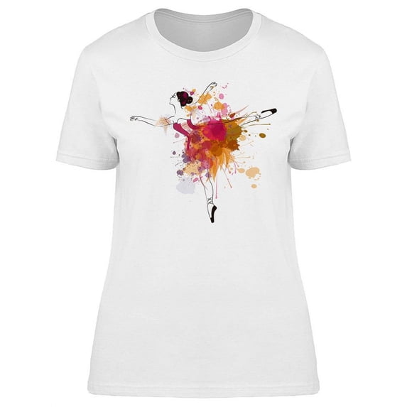 Abstract Autumn Ballet T-Shirt Women -Image by Shutterstock, Female 3X-Large