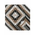 thumbnail image 1 of Abstract Aztec Cloth Napkins Washable Set of 6, Brown Geometric Farmhouse Southwestern Reusable Dinner Table Napkins Cloth Bulk for Weddings Kitchen Restaurants Hotel Events Parties 20 x 20 Inch, 1 of 9