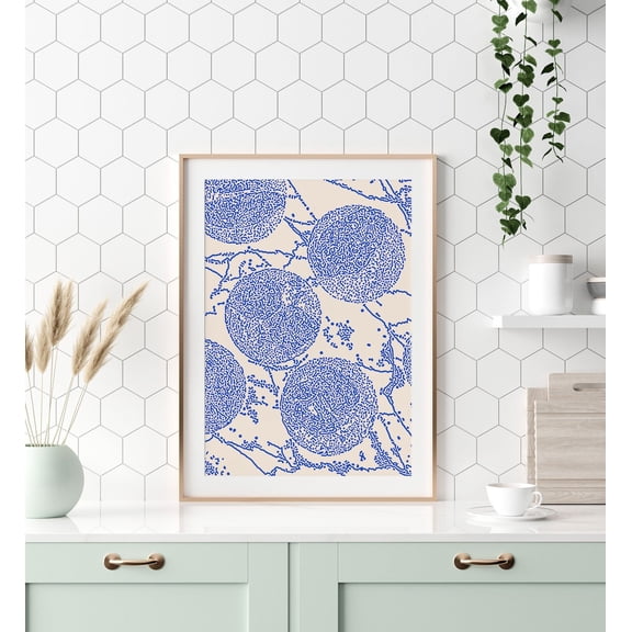 Abstract Baking Wall Art, Colorful Abstract Cookies Poster, Modern Food Art Poster, Gifts For Bakers Foodies, Mid Century Kitchen Decor Home Decor UNFRAMED Poster, Wall Art for Decor, Present, 8x12