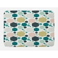 thumbnail image 1 of Abstract Bath Mat, Continuous Various Simple Hexagons Motifs Print Geometric on Plain Background, Plush Bathroom Decor Mat with Non Slip Backing, 29.5" X 17.5", Multicolor, by Ambesonne, 1 of 2