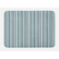 thumbnail image 1 of Abstract Bath Mat, Design of Vertical Lines with Dots Rhombs and Hearts in Pastel Tones, Plush Bathroom Decor Mat with Non Slip Backing, 29.5" X 17.5", Multicolor, by Ambesonne, 1 of 2