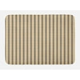thumbnail image 1 of Abstract Bath Mat, Irregular Geometric Formations Contemporary Simple Illustration, Plush Bathroom Decor Mat with Non Slip Backing, 29.5" X 17.5", Dimgray Orange, by Ambesonne, 1 of 2