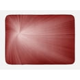 thumbnail image 1 of Abstract Bath Mat, Ombre Effect Twirling Rays Futuristic Lines Spiral Design Print, Plush Bathroom Decor Mat with Non Slip Backing, 29.5" X 17.5", Burgundy Dried Rose, by Ambesonne, 1 of 2