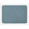 thumbnail image 1 of Abstract Bath Mat, Pattern of Optical Illusion Like Labyrinth Geometrical Shapes Illustration, Plush Bathroom Decor Mat with Non Slip Backing, 29.5" X 17.5", Slate Blue White, by Ambesonne, 1 of 2