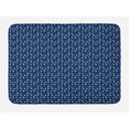 thumbnail image 1 of Abstract Bath Mat, Repeated Vertical Arrangement of Round Blots Modern Shapes in Monotone, Plush Bathroom Decor Mat with Non Slip Backing, 29.5" X 17.5", Blue Coconut Seafoam, by Ambesonne, 1 of 2