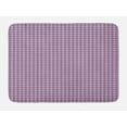 thumbnail image 1 of Abstract Bath Mat, Repetitive Pattern with Monotone Motif with Ornamental Rhombuses, Plush Bathroom Decor Mat with Non Slip Backing, 29.5" X 17.5", Lilac and Purple, by Ambesonne, 1 of 2