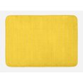 thumbnail image 1 of Abstract Bath Mat, Retro Style Lively Tone Streaks Overlapping Ornaments, Plush Bathroom Decor Mat with Non Slip Backing, 29.5" X 17.5", Mustard Yellow, by Ambesonne, 1 of 2