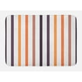 thumbnail image 1 of Abstract Bath Mat, Vertical Stripes in Different Colors Continuing Pattern Simplicity, Plush Bathroom Decor Mat with Non Slip Backing, 29.5" X 17.5", Pale Rust and Multicolor, by Ambesonne, 1 of 2