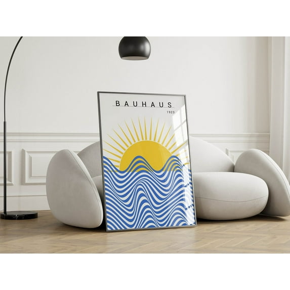 Abstract Bauhaus Art Print: Mid-Century Modern Home Decor #1547 ...