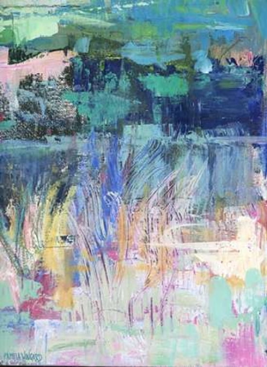 Abstract Bay III Canvas Art - Pamela J Wingard (18 x 24)