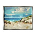 thumbnail image 1 of Abstract Beach Sky Landscape Landscape Painting Luster Gray Framed Art Print Wall Art, 1 of 6