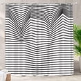 thumbnail image 1 of Abstract Black Cool Shower Curtain,Zag Pattern in Zigzag Classic Chevron Design Zig Shower Curtain,Waterproof Fabric Shower Curtains for Bathroom with 72x72 inches., 1 of 6