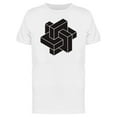 thumbnail image 1 of Abstract Black Cubes T-Shirt Men -Image by Shutterstock, Male XX-Large, 1 of 2