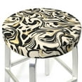 thumbnail image 1 of Abstract Black White Camouflage Round Bar Stool Seat Covers, Elastic Round Chair Cover Stool Seat Slipcover Bar Stool Cushions Round Pad for 12-14 inch, 1 of 5