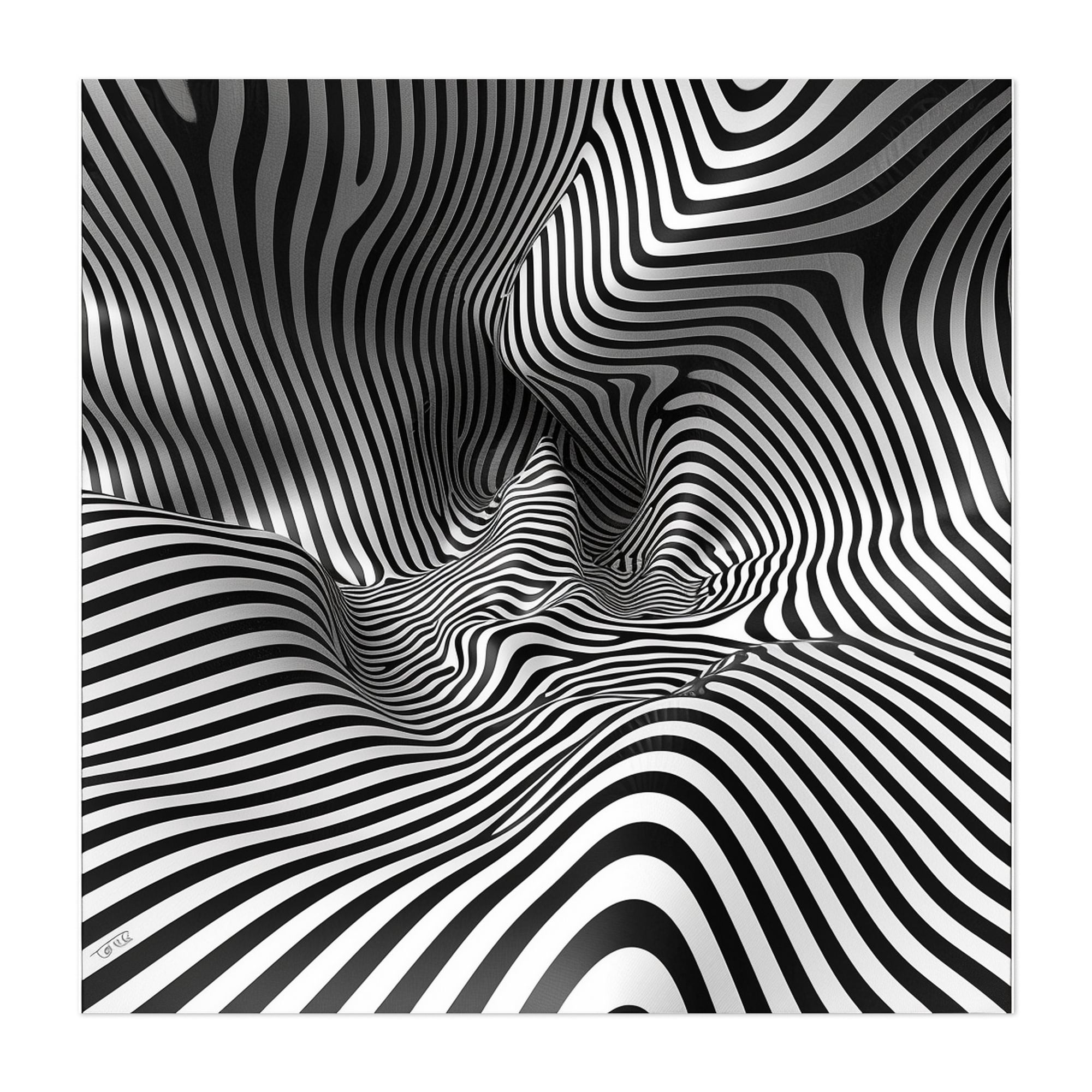 Abstract-Black-White-Optical-