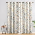 Abstract Blackout Curtains, Modern Line Artsy Curtains for Bedroom
