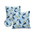thumbnail image 1 of Abstract Bloossoms Flowers with Leaves Outdoor Pillow Covers Set of 2, Decorative Waterproof Throw Pillow Case, Art Floral Cotton Linen Soft Cozy Cushion Pillowcases, 1 of 6