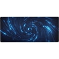 thumbnail image 1 of Abstract Blue Cosmic Galaxy Swirl Black Hole Large Gaming Mouse Pad Big Mousepad Mice Keyboard Mat with Non-Slip Rubber Base for Computer Laptop Home & Office, 31.5 X 15.7 inch, 1 of 5