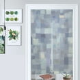 thumbnail image 1 of Abstract Blue Grey Texture Door Curtain Nordic Living Room DoorCurtain Porch Partition Curtain Kitchen Rative Half Curtain, 1 of 4