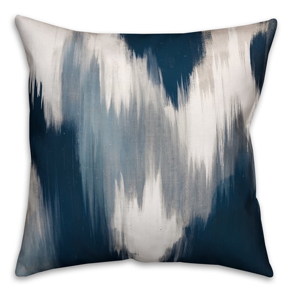 Creative Products Abstract Blue Pattern 16x16 Spun Poly Pillow