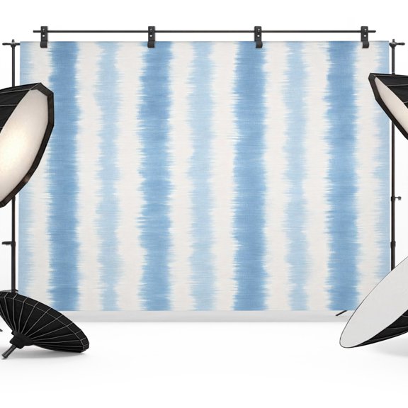 Abstract Blue Stripes Photography Backdrop 7x5FT, Rustic Watercolor Denim Striped Classic Photo Backdrops, Background for Photography Studio Photo Studio Background, Back Drop for Photoshoot