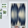 thumbnail image 1 of Abstract Blue Wave Pattern Door Curtain Nordic Living Room DoorCurtain Porch Partition Curtain Kitchen Rative Half Curtain, 1 of 4