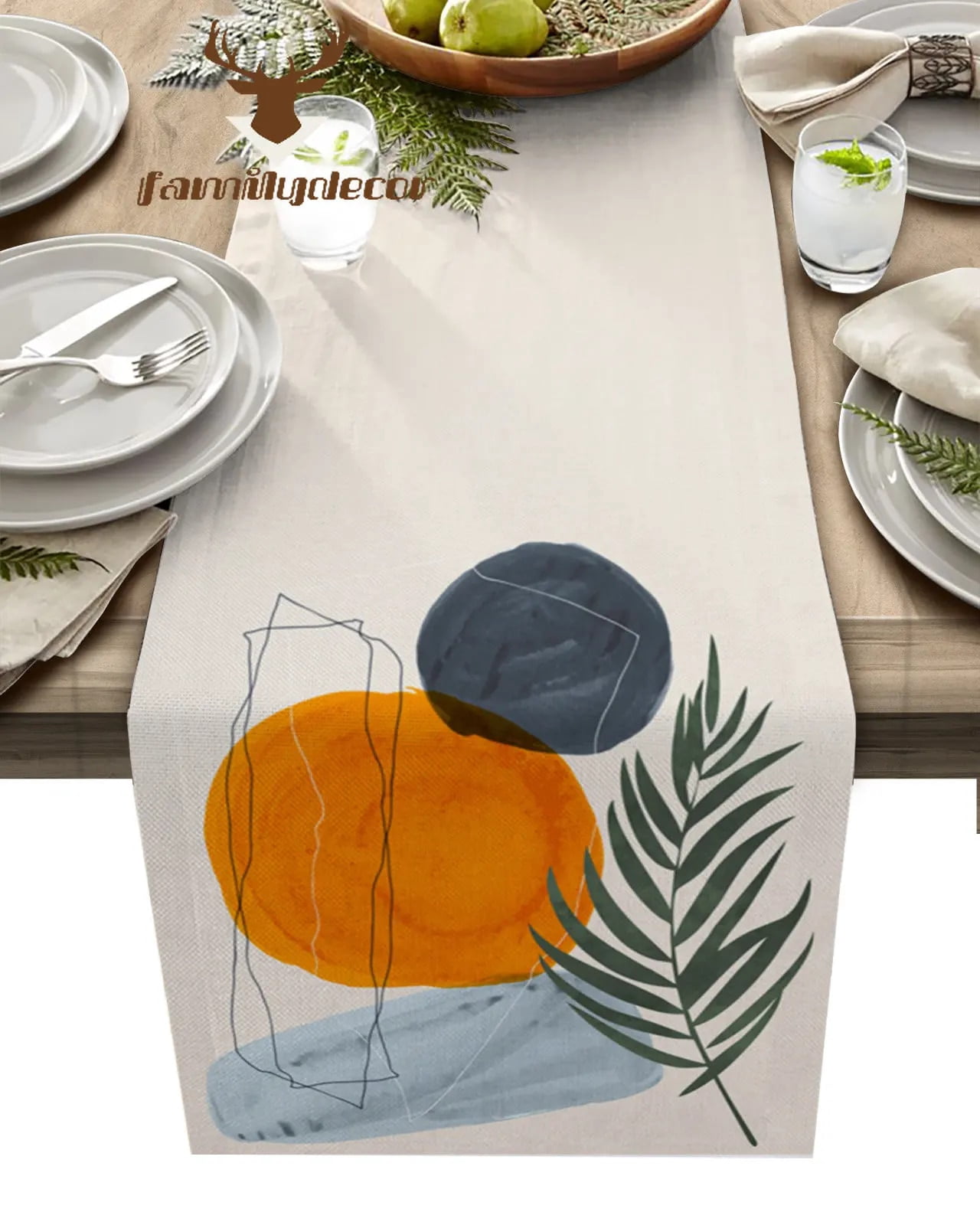 Abstract Table Centerpiece Abstract Bohemian Medieval Geometric Table Runner Home Wedding Table ...