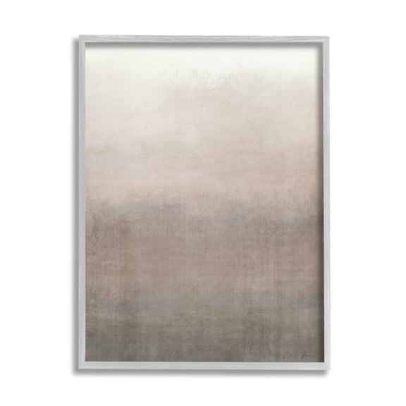 Abstract Brown & Tan Neutral Tones Collage Design Abstract Painting Framed Art Print Wall Art