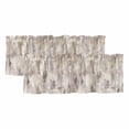 thumbnail image 1 of Abstract Brown Valances for Windows, Decorative Rod Pocket Window Valance Curtains, Retro Country Rustic Street Oil Paint Art Short Curtain Drapes for Kitchen/Living Room, 2 Panels, 42" W x 12" L, 1 of 8