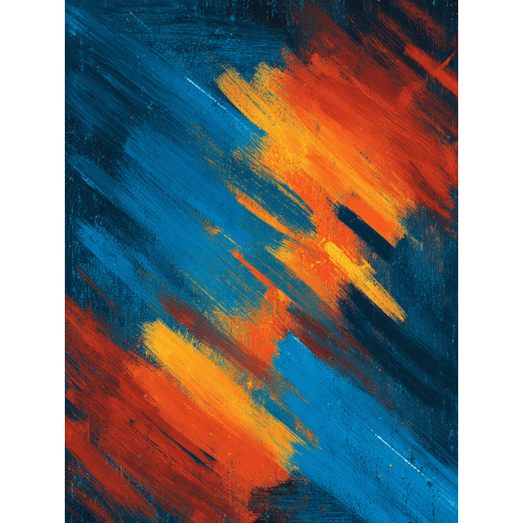 Abstract Brush Stroke Canvas Wall Art for Living Room Bedroom Office Hallway Bathroom Dining Room Decor