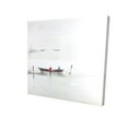 thumbnail image 1 of Begin Home Decor 2080-1616-LA77 16 x 16 in. Minimalist Boat on the Lake-Print on Canvas, 1 of 3