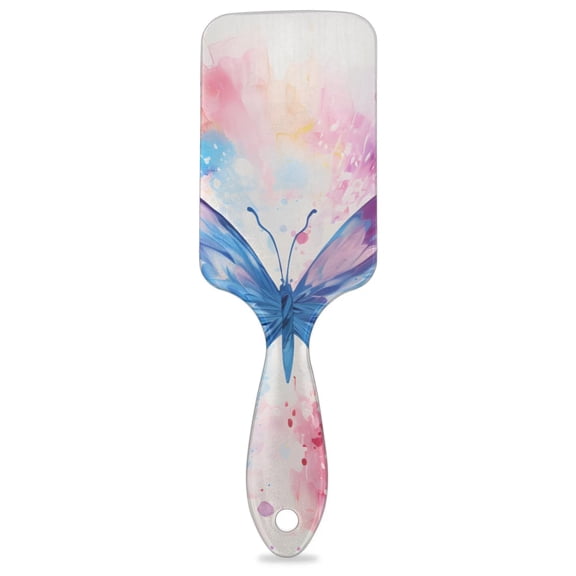Abstract Butterfly Air Cushion Comb Feathered Butterfly Antistatic Massage Brush For Long,Thick, Wavy, Dry Or Damaged Hair, Removes Tangles And Knots.
