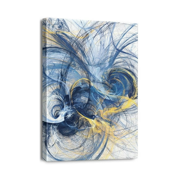 Abstract Canvas Wall Art Add a Vibrant Touch to Your Living Room, Bedroom, Bathroom (12X16inch)