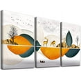 thumbnail image 1 of Abstract Canvas Wall Art For Living Room Bedroom Decoration Wall Painting,Bathroom Wall Decor Office Abstract Wall Pictures Home Kitchen Posters Artwork,Inspirational Wall Art 16x12 Inch/ 3 Piece Set, 1 of 6