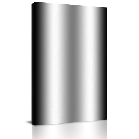 Abstract Canvas Wall Art for Living Room, Black White Gradient Ombre Poster Print Painting for Bedroom Office Home Decoration Wall Pictures Prepare To Hang 8"x12"