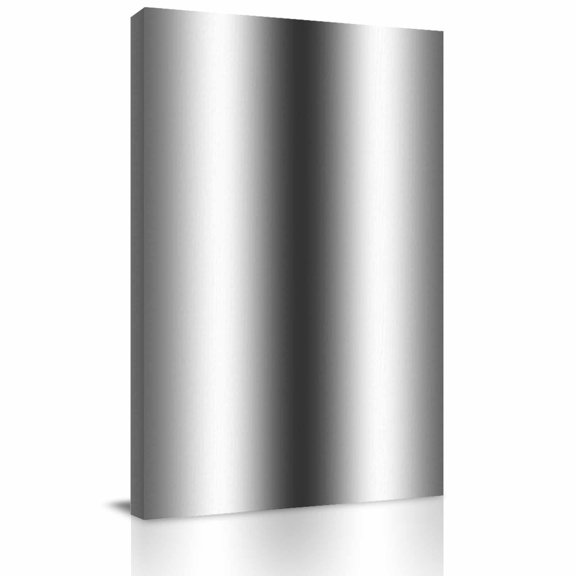 Abstract Canvas Wall Art for Living Room, Dark Gray White Gradient Ombre Poster Print Painting for Bedroom Office Home Decoration Wall Pictures Prepare To Hang 8"x10"
