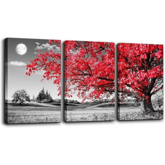 Abstract Canvas Wall Art For Living Room Family Wall Decor For Bedroom Kitchen Artwork Abstract Leaves Canvas Prints Painting Modern Office Wall Pictures Bathroom Home Decorations 12" X 16" 3 Pieces