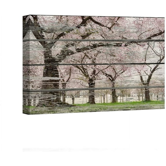 Abstract Canvas Wall Art Picture Cherry Blossoms Abstract Paintings Home Decoration for Bedroom Livingroom Framed Ready to Hang