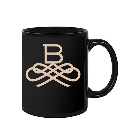Abstract Capital B Design Mug Unisex's -Image by Shutterstock