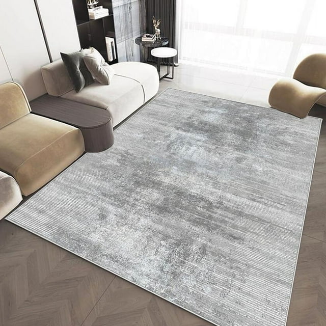 Abstract Carpet Living Room Modern Grey Sofa Area Rugs Light Luxury