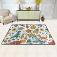 thumbnail image 1 of Abstract Cartoon Dinosaurs Area Floor Mats 72" x 48" Soft Non-Slip Large Rugs Nursery Memory Foam Carpets Living Room Doormat for Bedroom Dinning Decor, 1 of 7