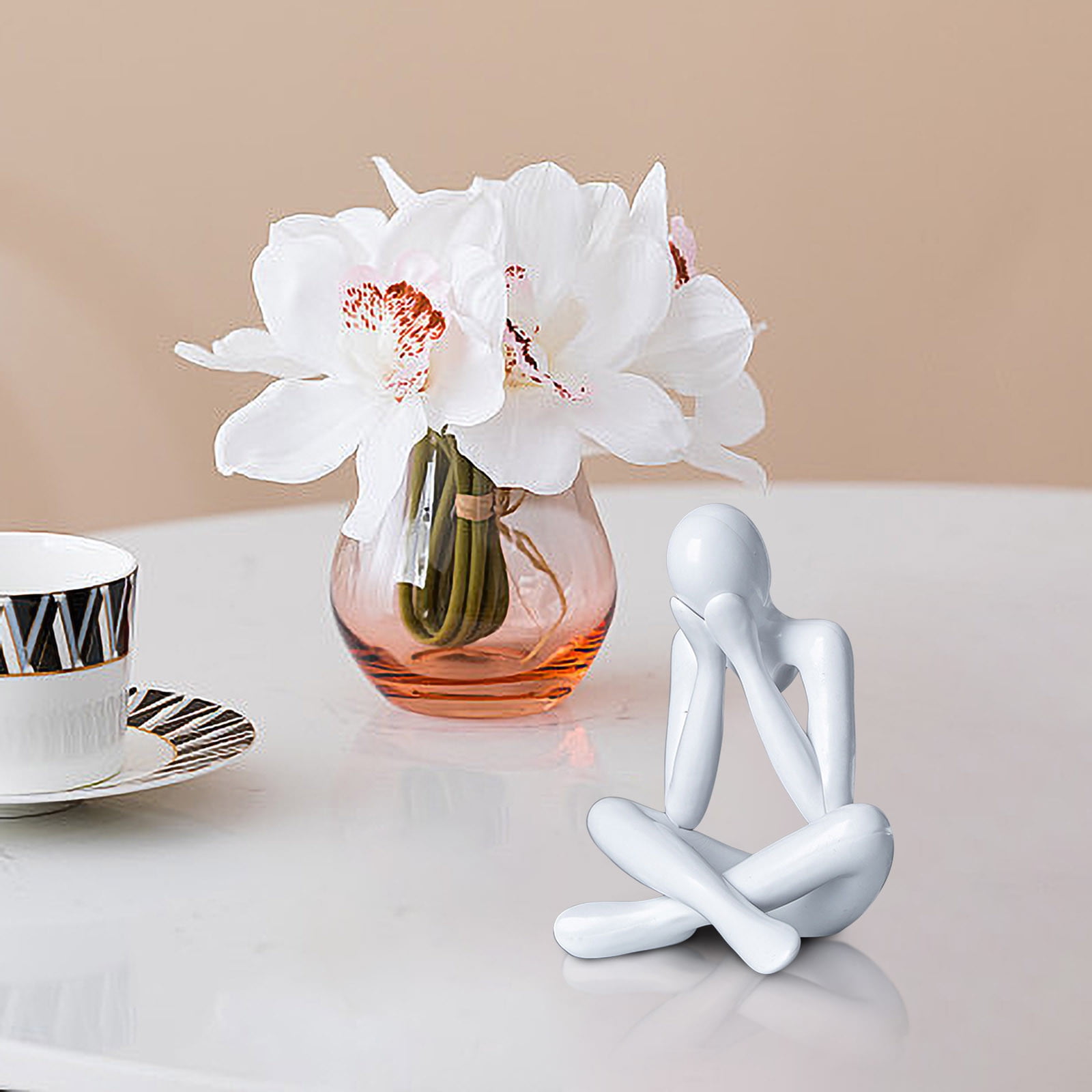 Abstract Character Plastic Crafts Cute Little Ornaments Room Decoration