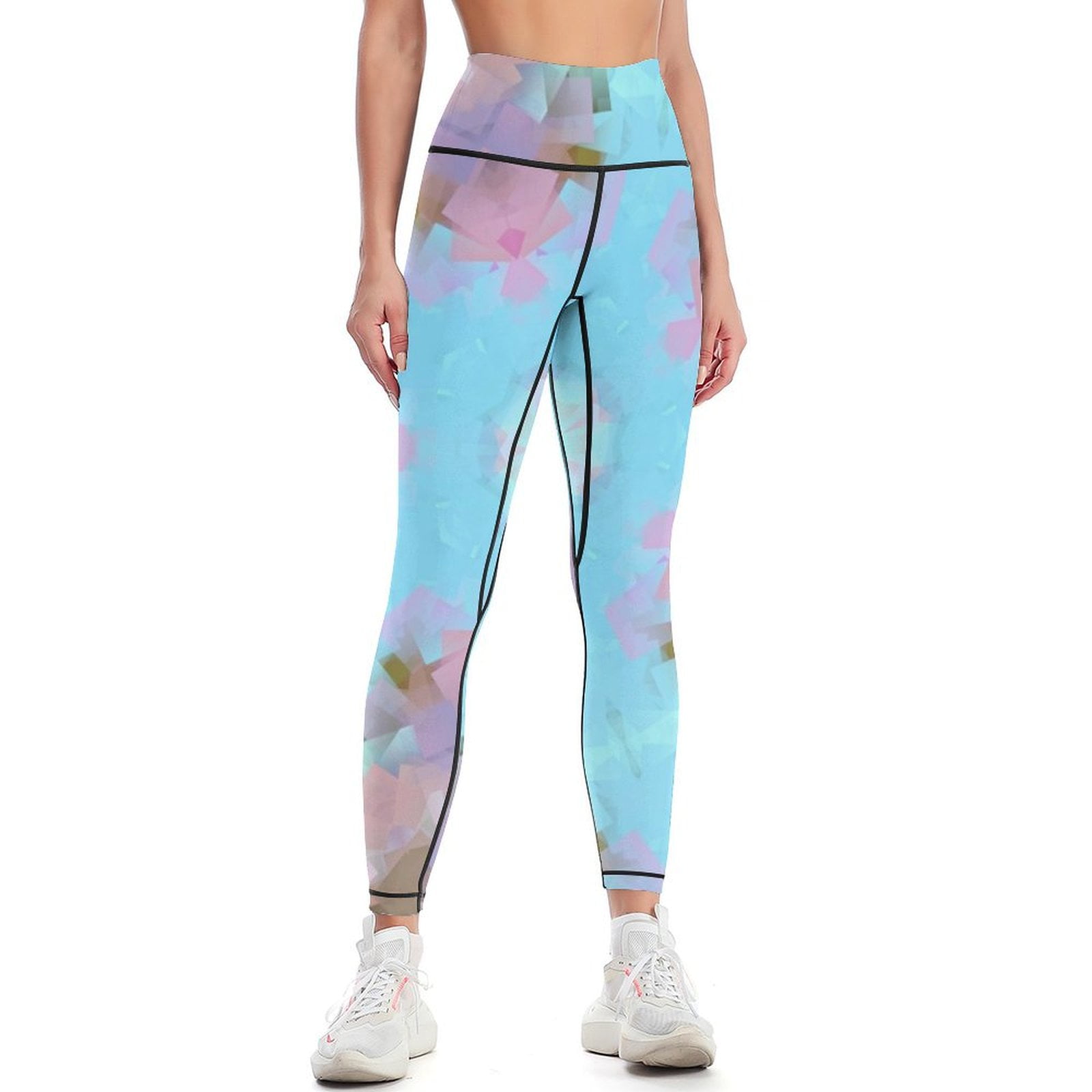 Abstract Cherry Blossom Leggings Pants sport Women s high waist sports shirts gym Womens