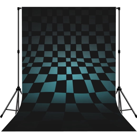 Abstract Chess Room Photography Backdrop 5x7Ft Background for Photo Studio Video Recording Birthday Party Wedding Home Decor