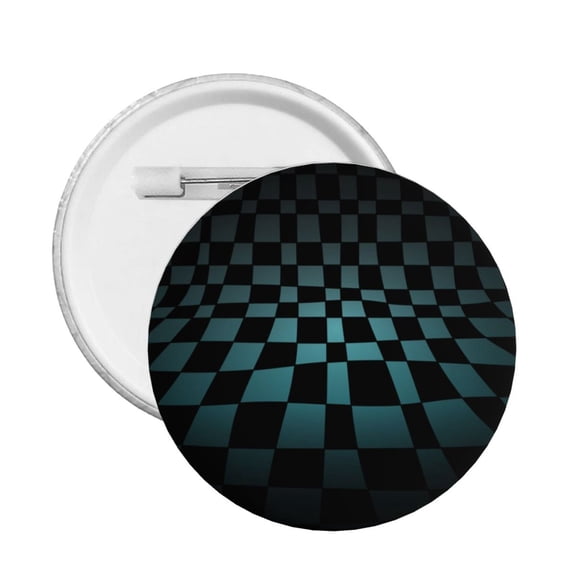 Abstract Chess Room Round Button Pin Badge 5PCS Pinback Buttons Lapel Pin for Jacket, Backpack, Hat, Party Favor, Gift