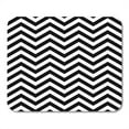 thumbnail image 1 of Abstract Chevron Pattern Black and White Classic Continuity Creative Mousepad Mouse Pad Mouse Mat 9x10 inch, 1 of 3